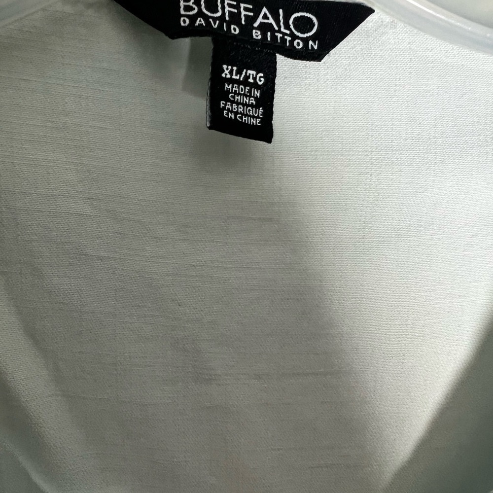 Buffalo David Bitton Light Blue Sleeveless Button-Down Shirt - Picture 5 of 5